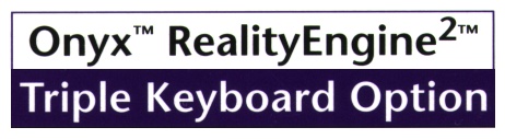 Onyx RealityEngine2 Triple Keyboard Option